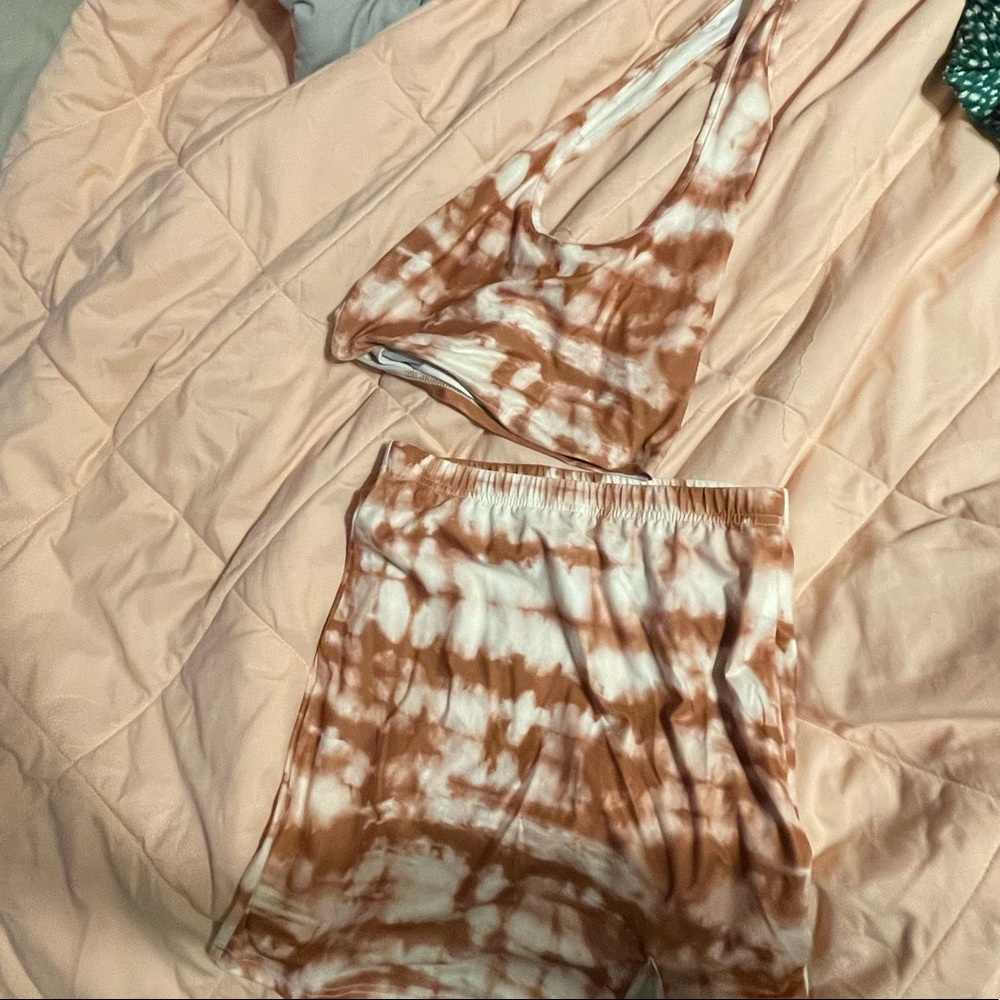 Shein matching skirt set
